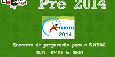 Encontro de preparação para o ENEM 2014