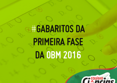 Confira os Gabaritos da Primeira Fase da OBM 2016