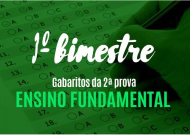 Gabaritos da 2ª prova do 3º bim.