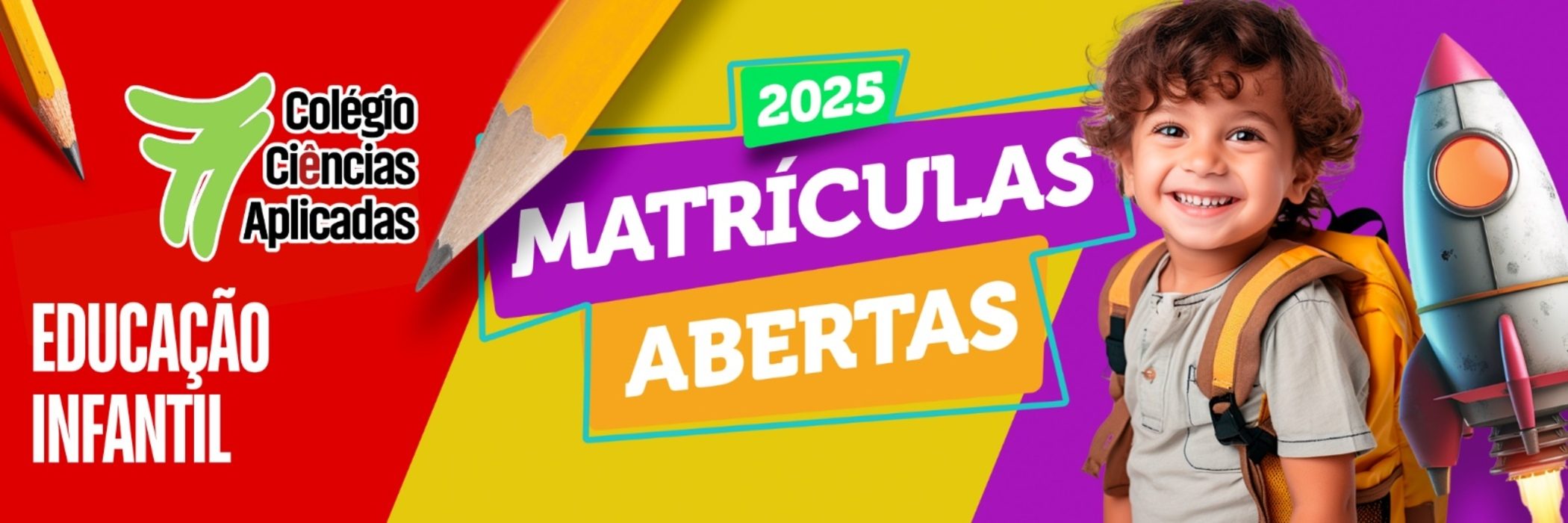 PRÉ-MATRÍCULAS TURMAS 2025 - EDUCAÇÃO INFANTIL