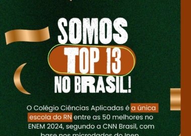 SOMOS TOP 13 NO BRASIL!