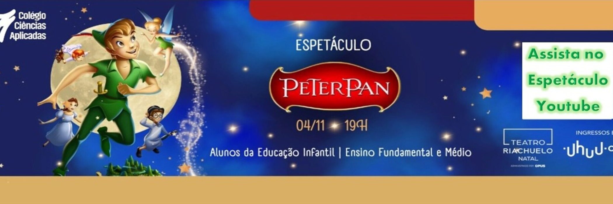 Espetáculo Peter Pan - Ciências Aplicadas